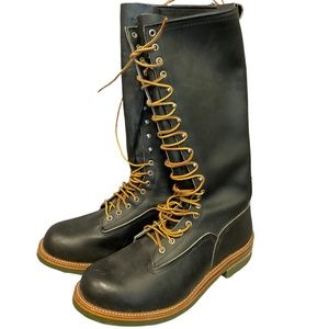 Vintage Red Wing 650 Lineman Logger Boots